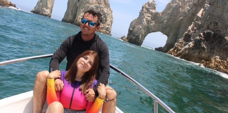 Pareja divertida horizontal 1